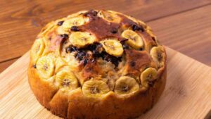 torta cioccolato e banane