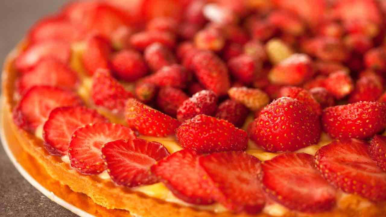 crostata di fragole